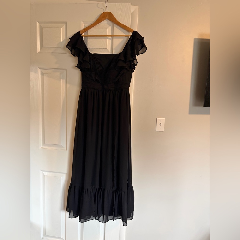 Birdy Grey Elegant Black Chiffon Bridesmaid/Formal Dress